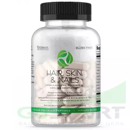 Витаминный комплекс Ultimate Nutrition HAIR, SKIN, & NAILS 120 капсул