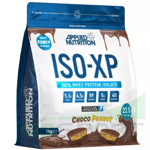  Applied Nutrition ISO-XP сывороточный изолят 1000 г, Шоколад-арахис