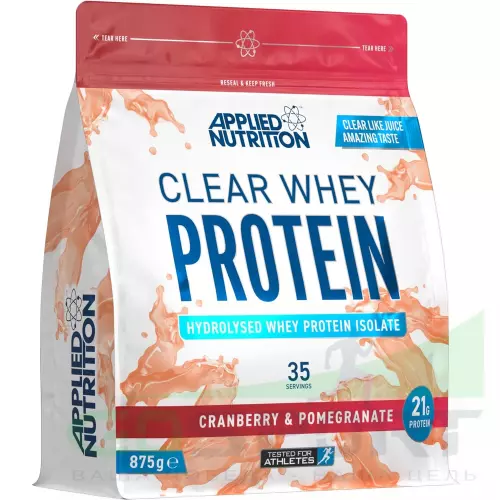 Applied Nutrition Clear Whey Protein 875 г, Клюква и Гранат