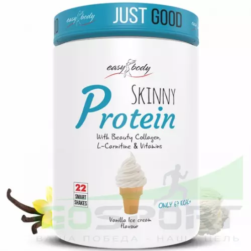  QNT Skinny Protein 450 г, Ванильное мороженое