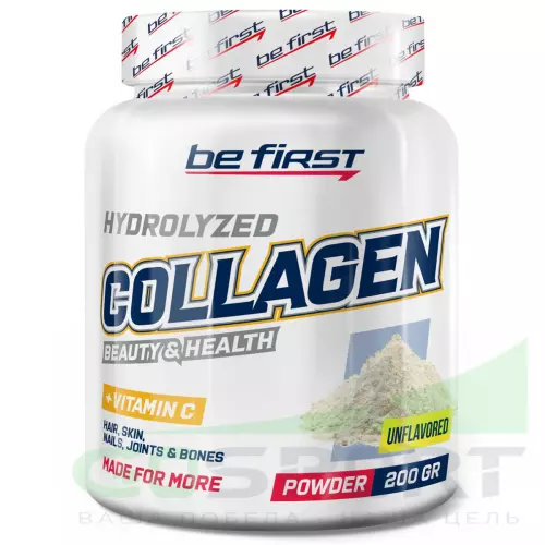  Be First Collagen + vitamin C powder (коллаген с витамином С) 200 г, Нейтральный