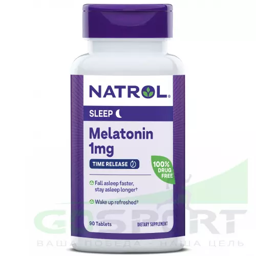  Natrol Melatonin 1 mg 90 таблеток