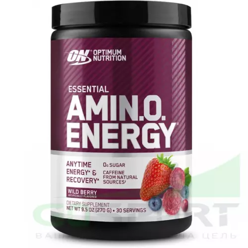 Аминокислоты OPTIMUM NUTRITION Essential Amino Energy 270 г, Лесная ягода
