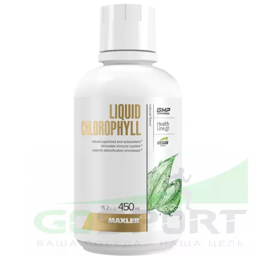  MAXLER Liquid Chlorophyll 450 мл, Натуральный