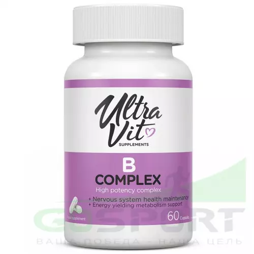  UltraVit UltraVit Vitamin B complex 60 капсул