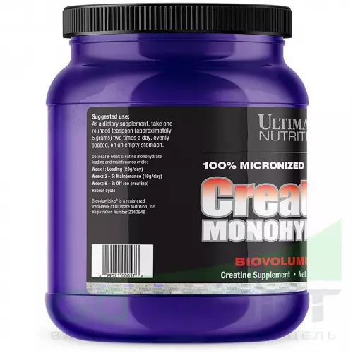  Ultimate Nutrition 100% Micronized Creatine Monohydrate 1000 г