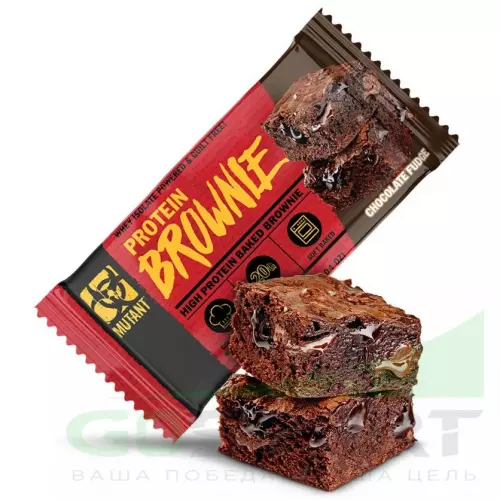 Протеиновый батончик Mutant Protein Brownie 58 г, Шоколадная помадка