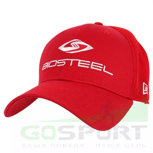 Кепка BioSteel New Era 39Thirty Hat Красный, M/L
