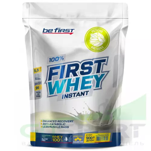  Be First First Whey Instant (сывороточный протеин) 900 г, Фисташка