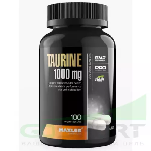  MAXLER Taurine 1000 mg 100 вегетарианских капсул