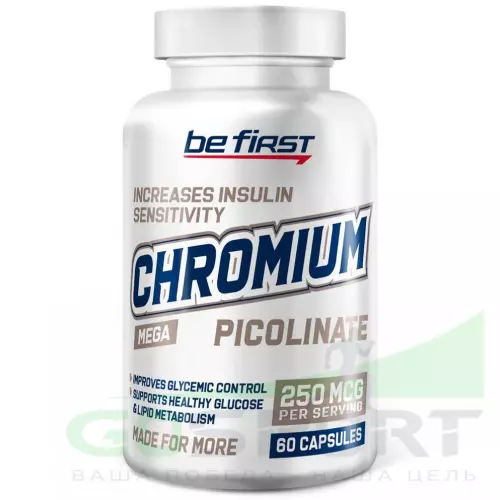  Be First Chromium Picolinate (хром пиколинат) 60 капсул