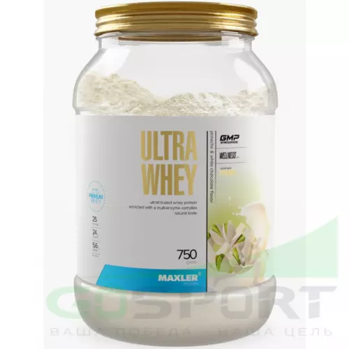  MAXLER Ultra Whey 750 г, Фисташка и белый шоколад