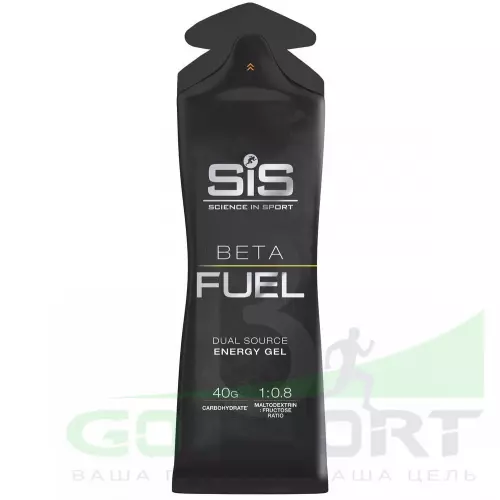 Энергетический гель питьевой SCIENCE IN SPORT (SiS) Gel Beta Fuel 60 мл, Клубника - Лайм