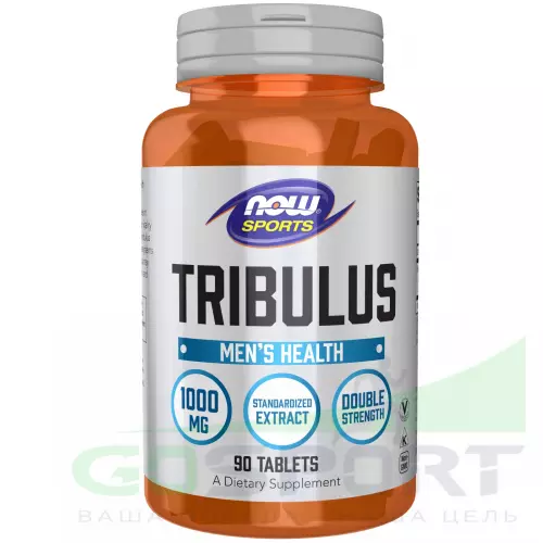  NOW FOODS Tribulus 1000 mg 90 таблеток