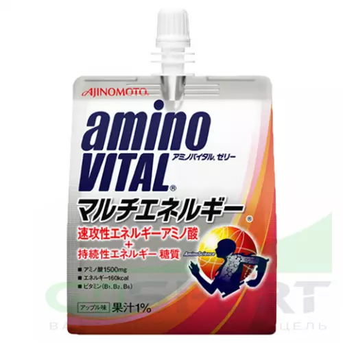 Гель питьевой AminoVITAL AJINOMOTO aminoVITAL® Multi Energy 1 саше, Яблоко