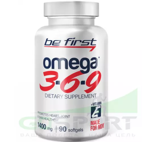 Омена-3 Be First Omega 3-6-9 (омега 3-6-9) 90 гелевых капсул