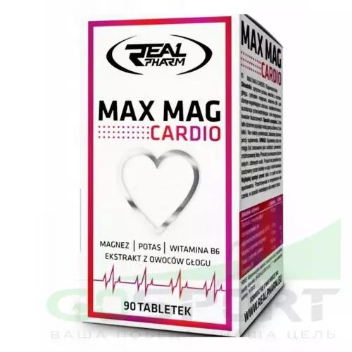  Real Pharm MAX MAG Cardio 90 таблеток