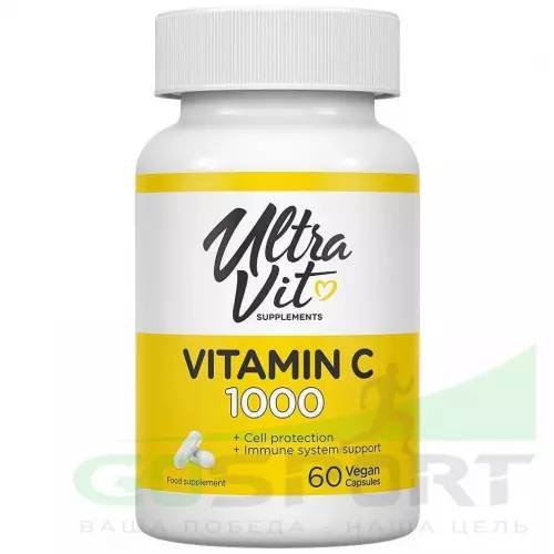  UltraVit Vitamin C 1000mg 60 капсул