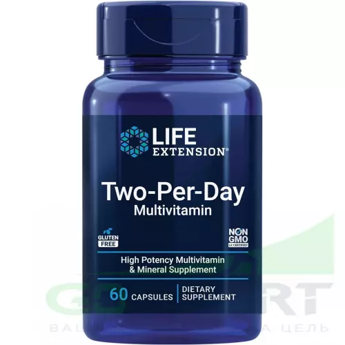 Витаминный комплекс Life Extension Two-Per-Day Multivitamin 60 таблеток