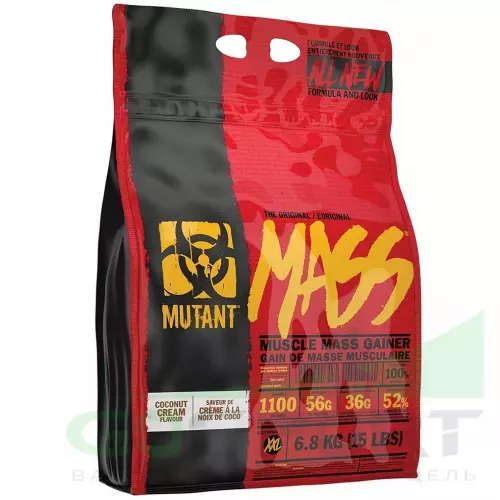 Гейнер Mutant Mutant Mass 6800 г, Кокосовый крем