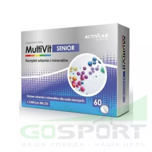 Витаминный комплекс ActivLab MultiVit Senior 60 таблеток