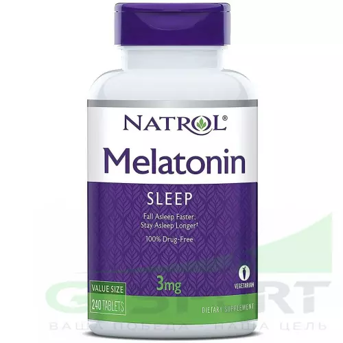  Natrol Melatonin 3 mg 240 таблеток