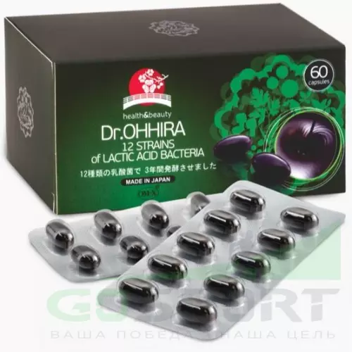Пробиотик DR.OHHIRA Пробиотики OM-X® 60 капсул, Нейтральный