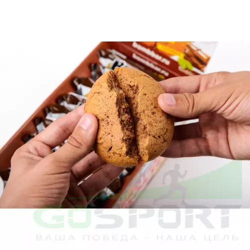 Протеиновый батончик Bombbar Protein cookie 10 x 60 г, Шоколад