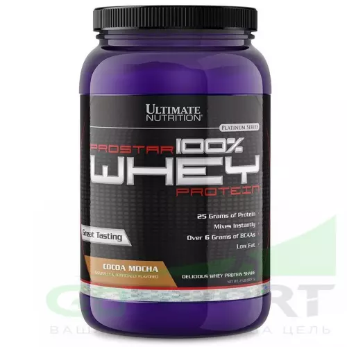  Ultimate Nutrition Prostar Whey 907 г, Какао Мокко