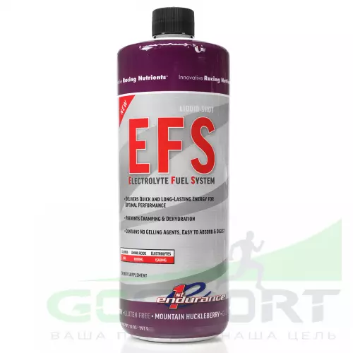 Энергетический гель питьевой First Endurance EFS EFS LIQUID SHOT 907 г, Черника
