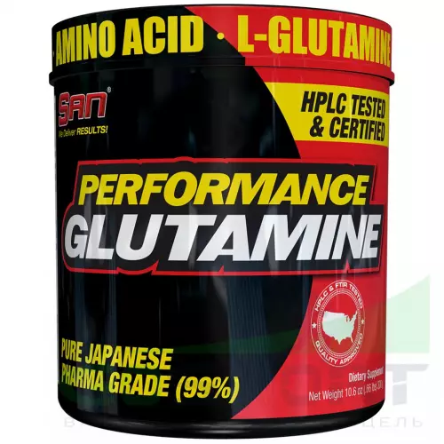 L-Глютамин SAN Performance Glutamine 300 г