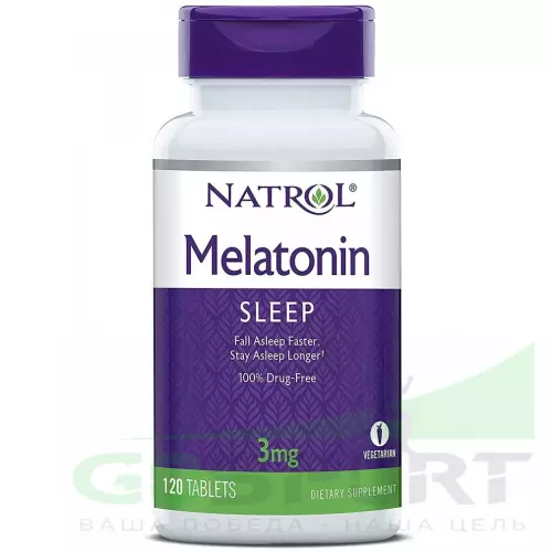  Natrol Melatonin 3 mg 120 таблеток