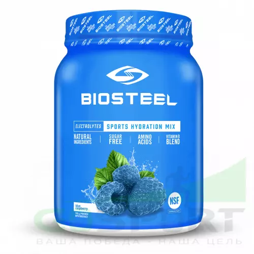 Изотоник BioSteel Sports Hydration Mix 700 г, Ежевика