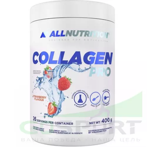  All Nutrition Collagen Pro 400 г, Клубника