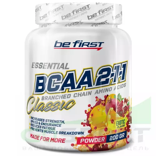 БСАА Be First BCAA Classic Powder 2:1:1 200 г, Экзотик