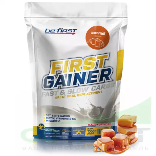 Гейнер Be First First Gainer 1000 г, Карамель