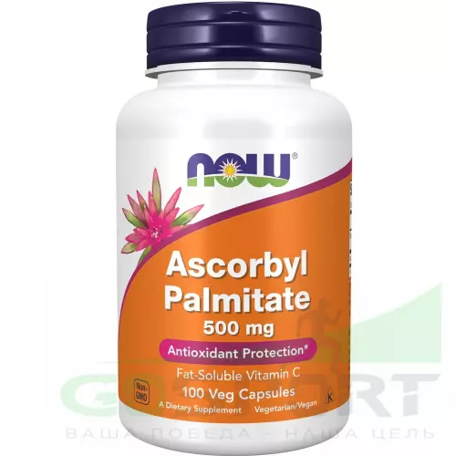  NOW FOODS Ascorbyl Palmitate 500 mg 100 веган капсул