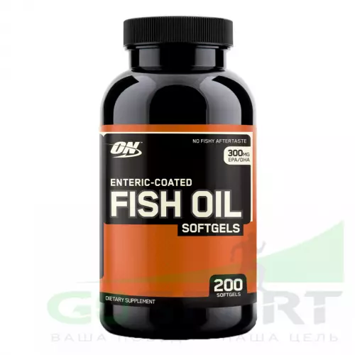 Омена-3 OPTIMUM NUTRITION Fish Oil softgels 200 капсул, Нейтральный