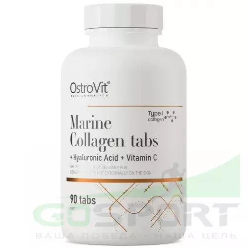  OstroVit Marine Collagen + Hyaluronic Acid +Vitamin C 90 таблеток
