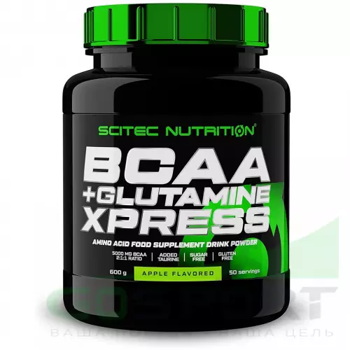 БСАА Scitec Nutrition BCAA + Glutamine Xpress 600 г, Яблоко