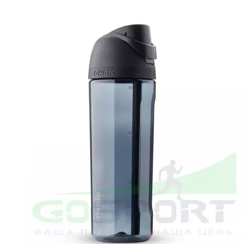  OWALA Бутылка для воды FreeSip Tritan™️ 739 мл 739 мл, Очень, очень темный (черный)