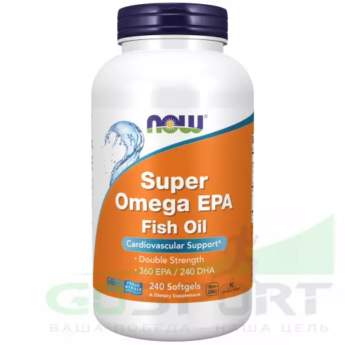 Омена-3 NOW FOODS Super Omega EPA 240 гелевые капсулы