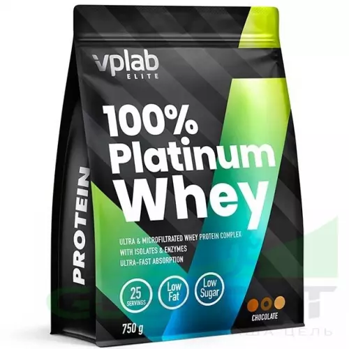 Комплексный протеин VP Laboratory 100% PLATINUM WHEY 750 г, Шоколад