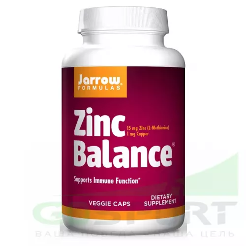  Jarrow Formulas Zinc 15 mg 30 вегетарианских капсул