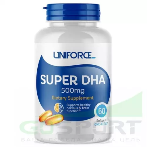 Омена-3 Uniforce Super DHA 500 mg 60 капсул