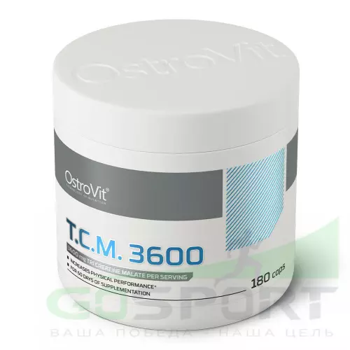 Tri-Креатин Малат OstroVit T.C.M. Creatine Malate 3600 mg 180 капсул