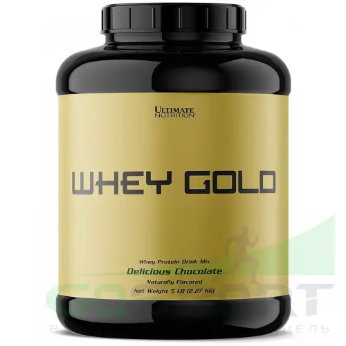 Ultimate Nutrition Whey Gold 2270 г, Шоколад