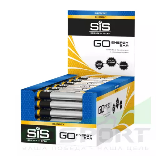 Энергетический батончик SCIENCE IN SPORT (SiS) GO Energy Mini Bar 40 г x 30 батончиков, Голубика