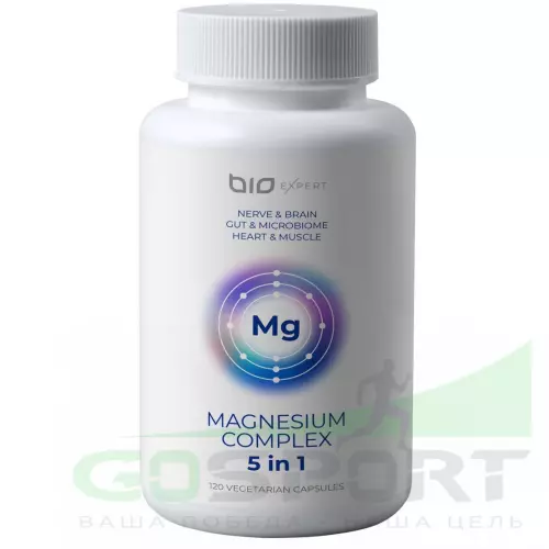  WolfSport Magnesium Complex 5 in 1 120 вегетарианских капсул