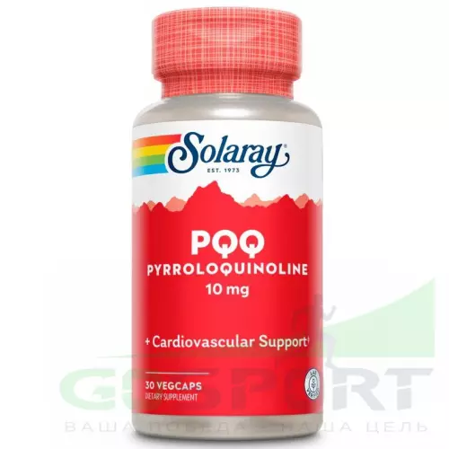  Solaray PQQ 10 mg 30 веган капсул